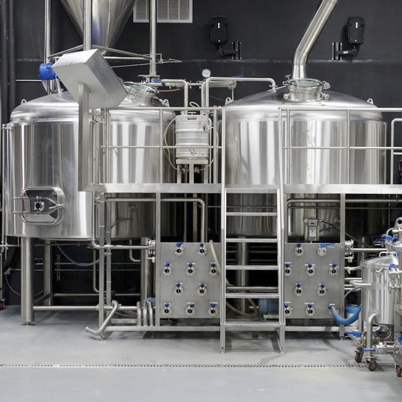 2000L stainless steel beer brewery gallery image