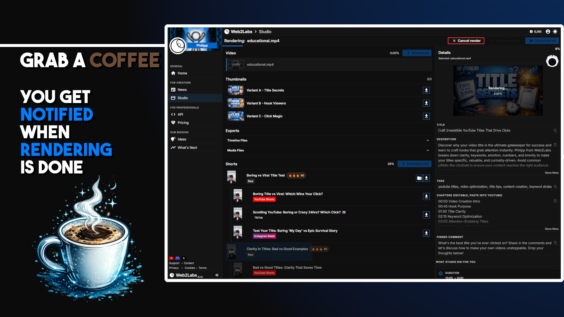 Web2Labs Studio gallery image