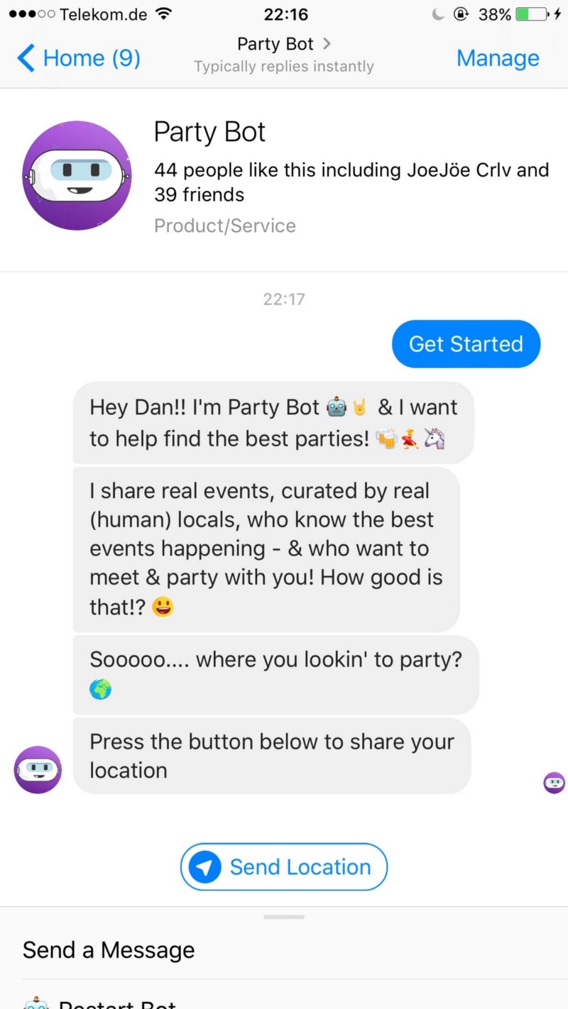 Party Bot Image