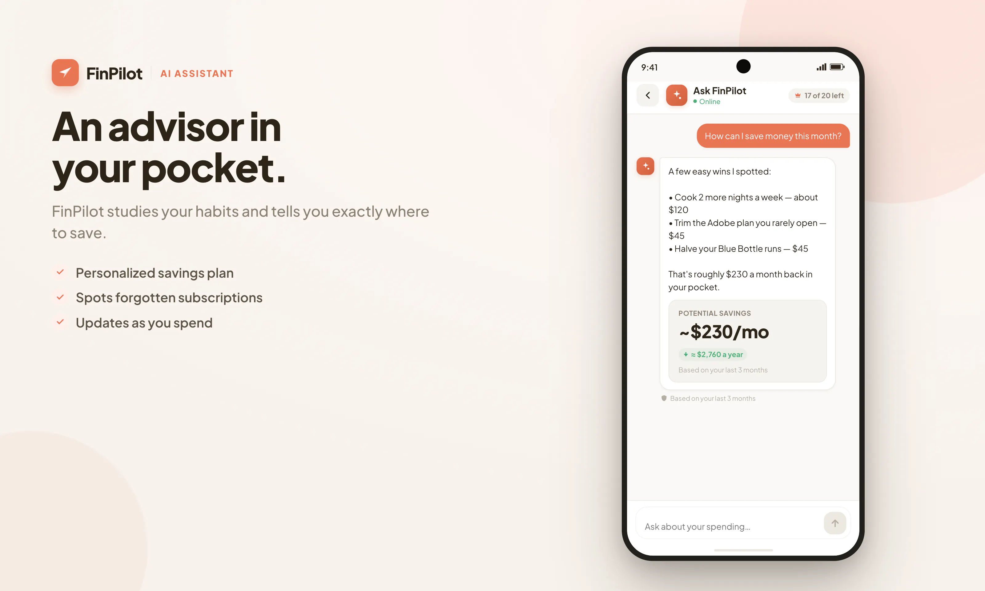 FinPilot – AI Expense Tracker gallery image