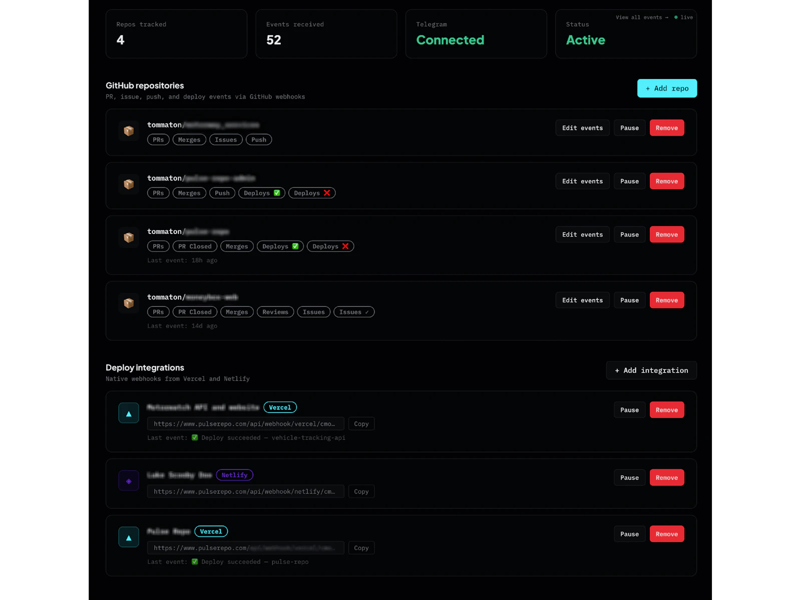 PulseRepo screenshot 2