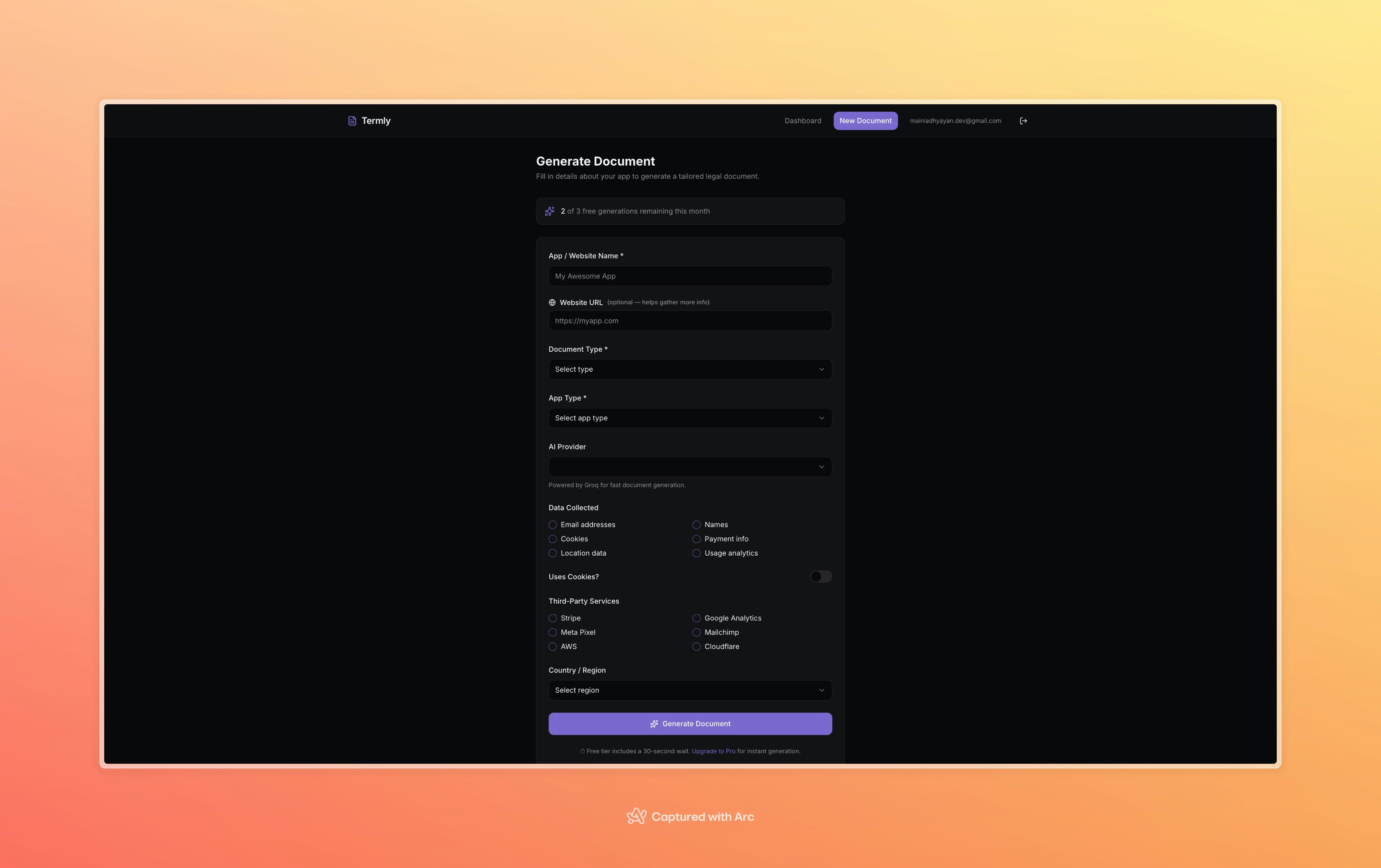 Termly — Legal Documents Generator gallery image
