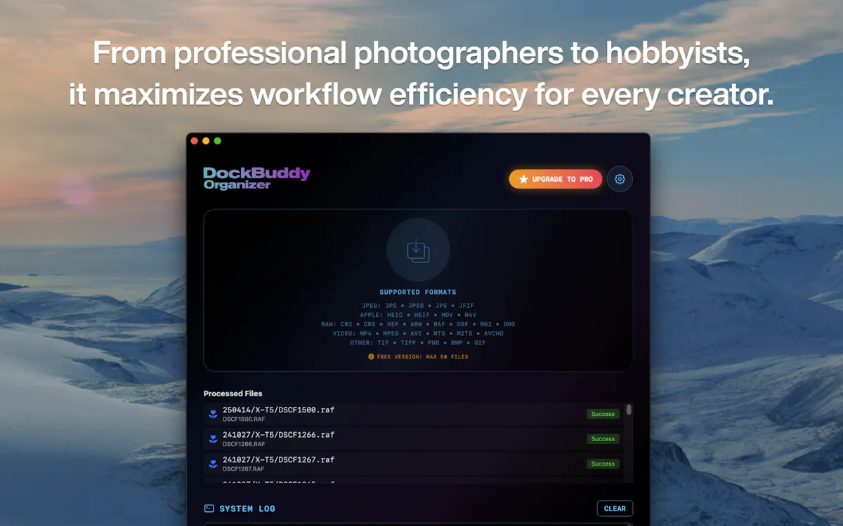 DockBuddy Organizer