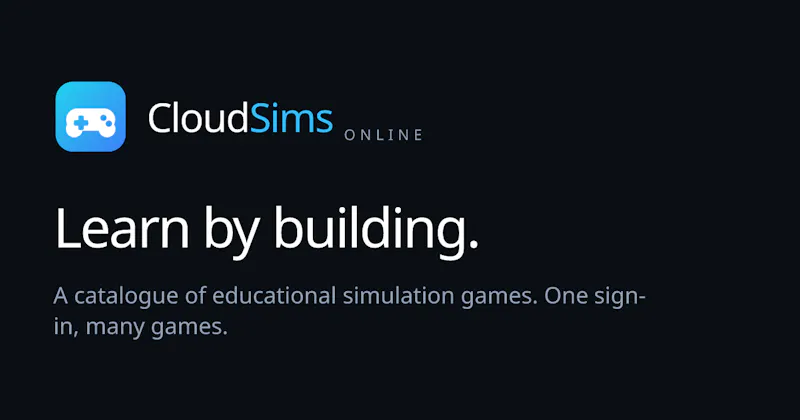 CloudSims Online screenshot 1