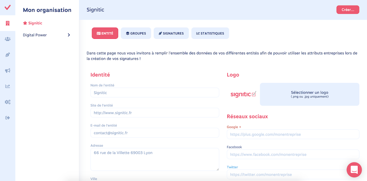 Signitic - Email signatures management gallery image