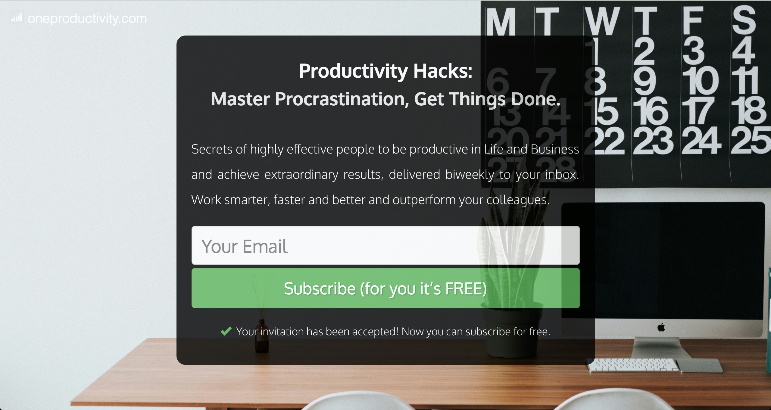 One Productivity Hack gallery image