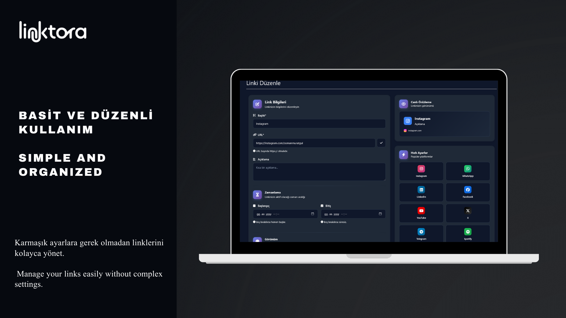 Linktora - Screenshot 2 showing product features and functionality
