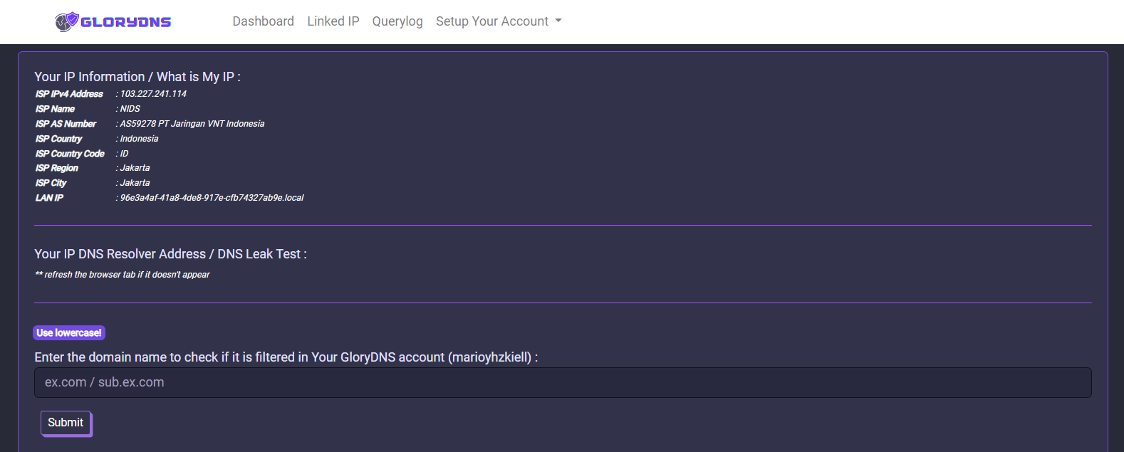 GloryDNS Node gallery image