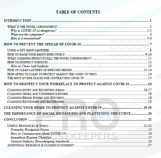 The COVID-19 Workplace Cleaning Playbook gallery image