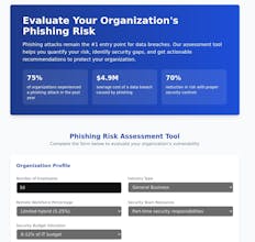 Phishing Risk Assessment Tool gallery image