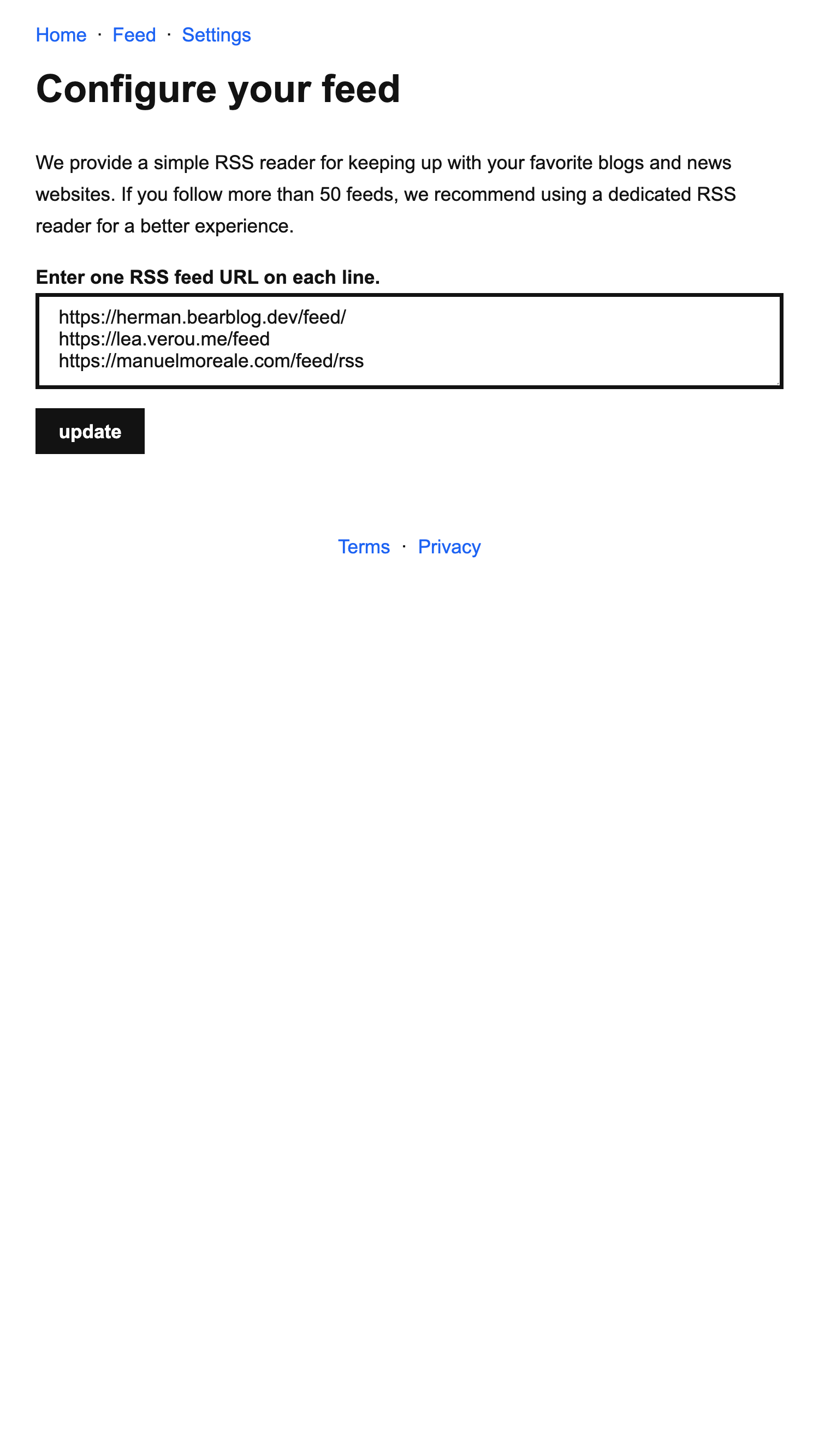 Veeblog - Screenshot 4 showing product features and functionality