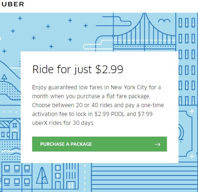 Uber Flat Fare - New York City