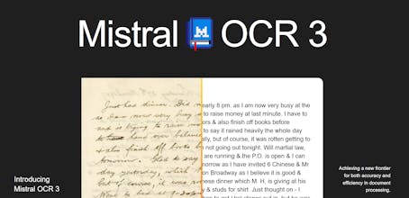 Mistral OCR 3 gallery image