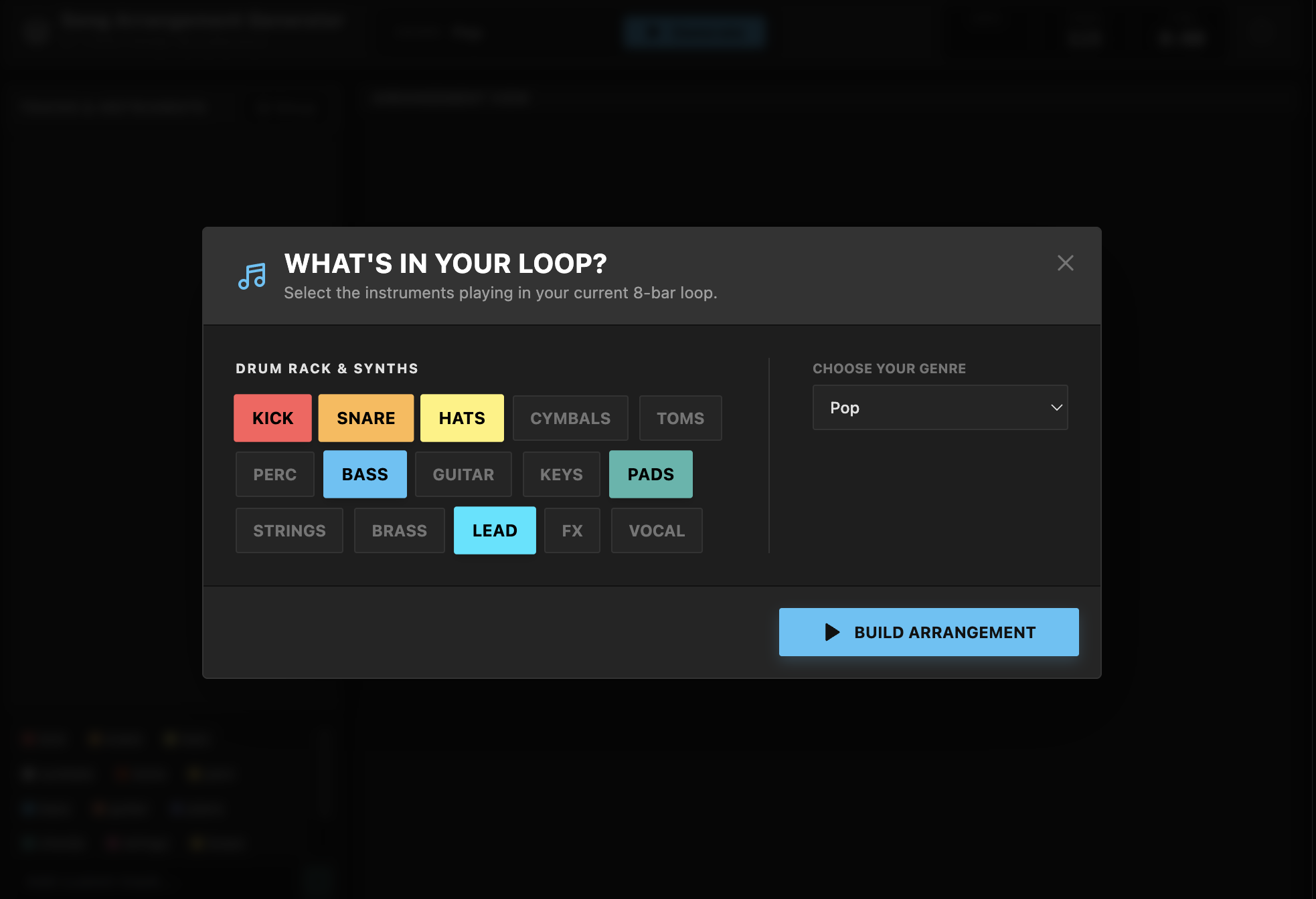 Song Arrangement Generator gallery image