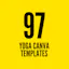 97 Yoga Canva Templates for Social Media