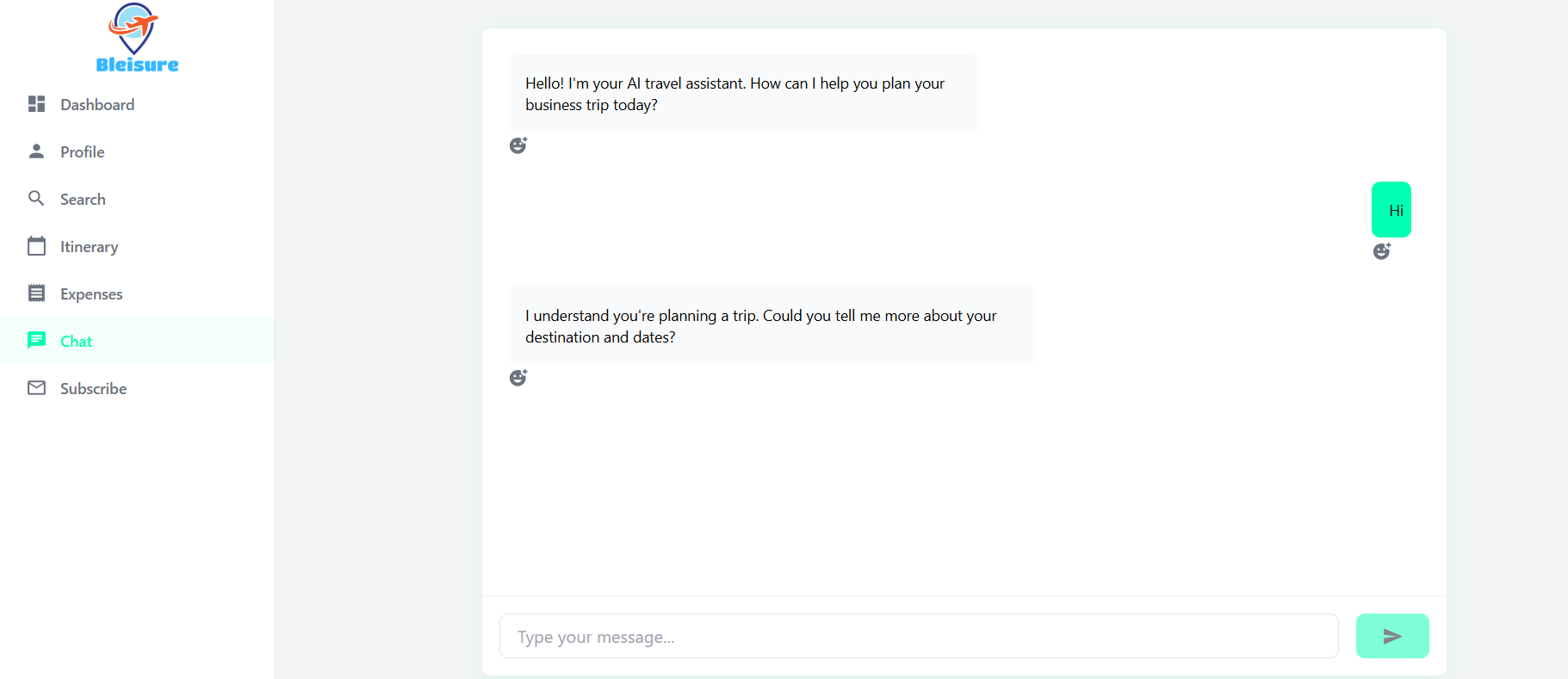 Bleisure.ai Business Traveler Assistant media 6