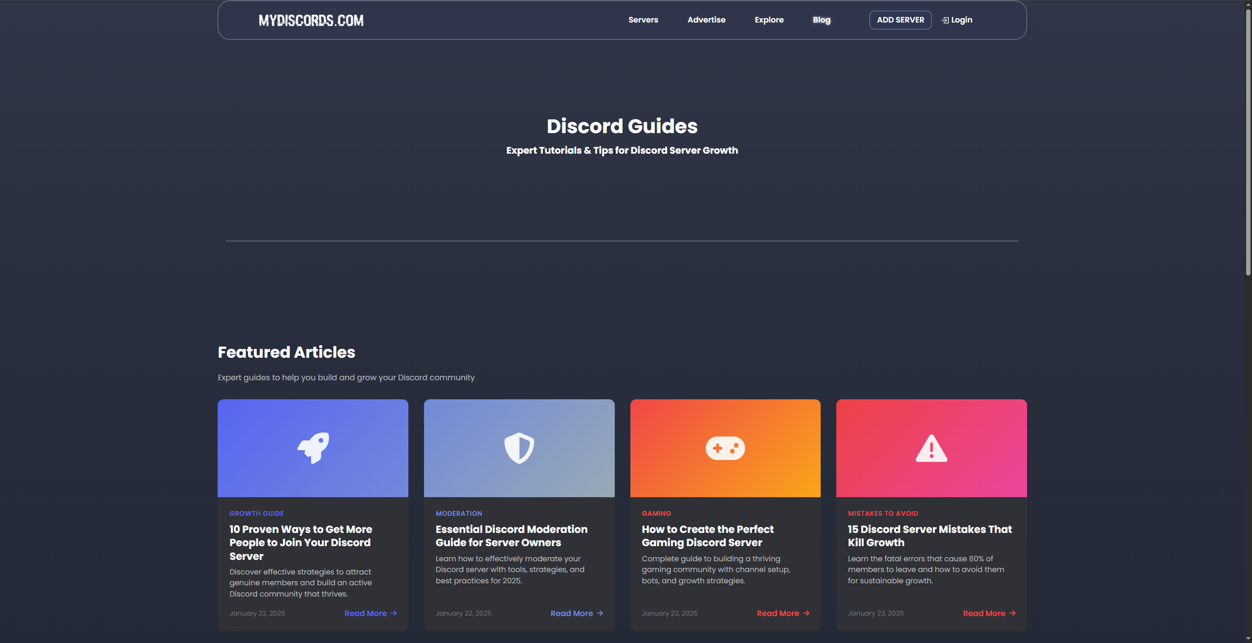 MyDiscords - Encontrar servidores de discordia media 4