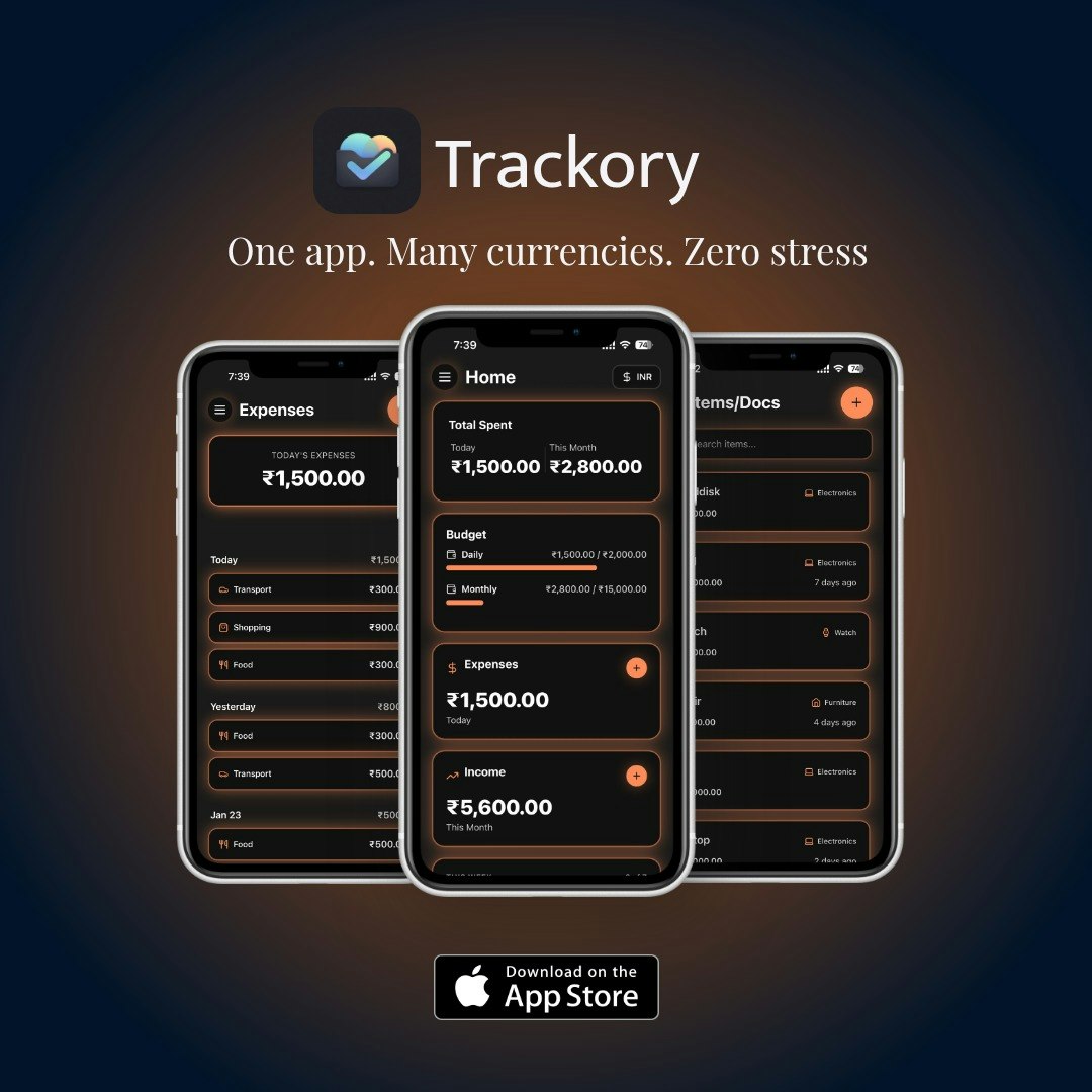 Trackory: Expense Manager logo