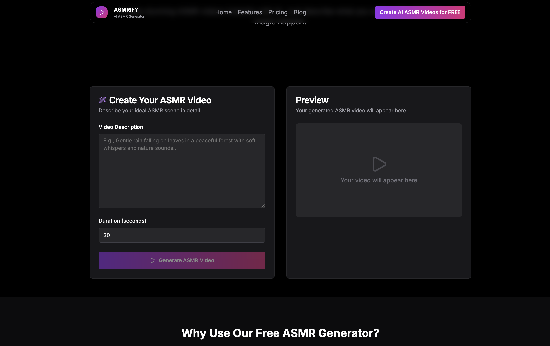 ASMRify.com - Screenshot 5 preview