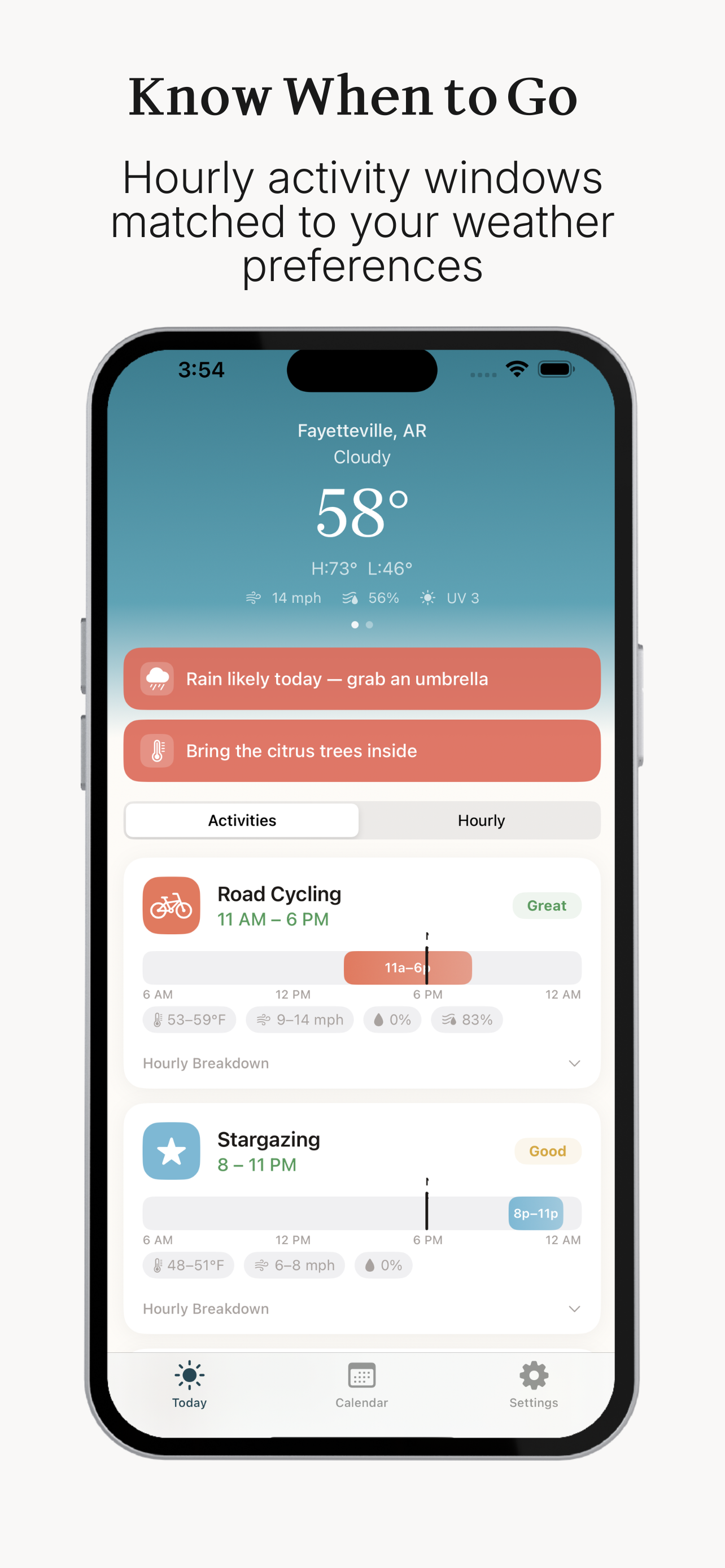 Wisp - Activity Weather gallery image