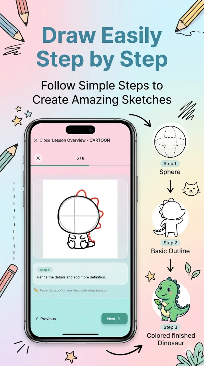 SketchStep screenshot 2