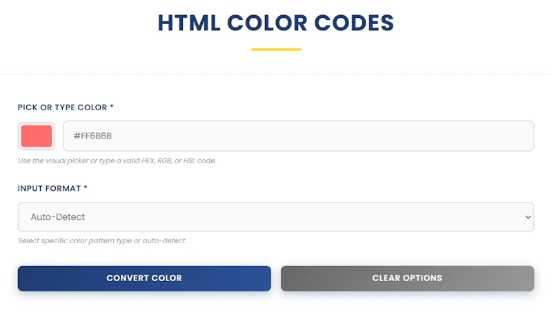 HTML Color Codes screenshot 1