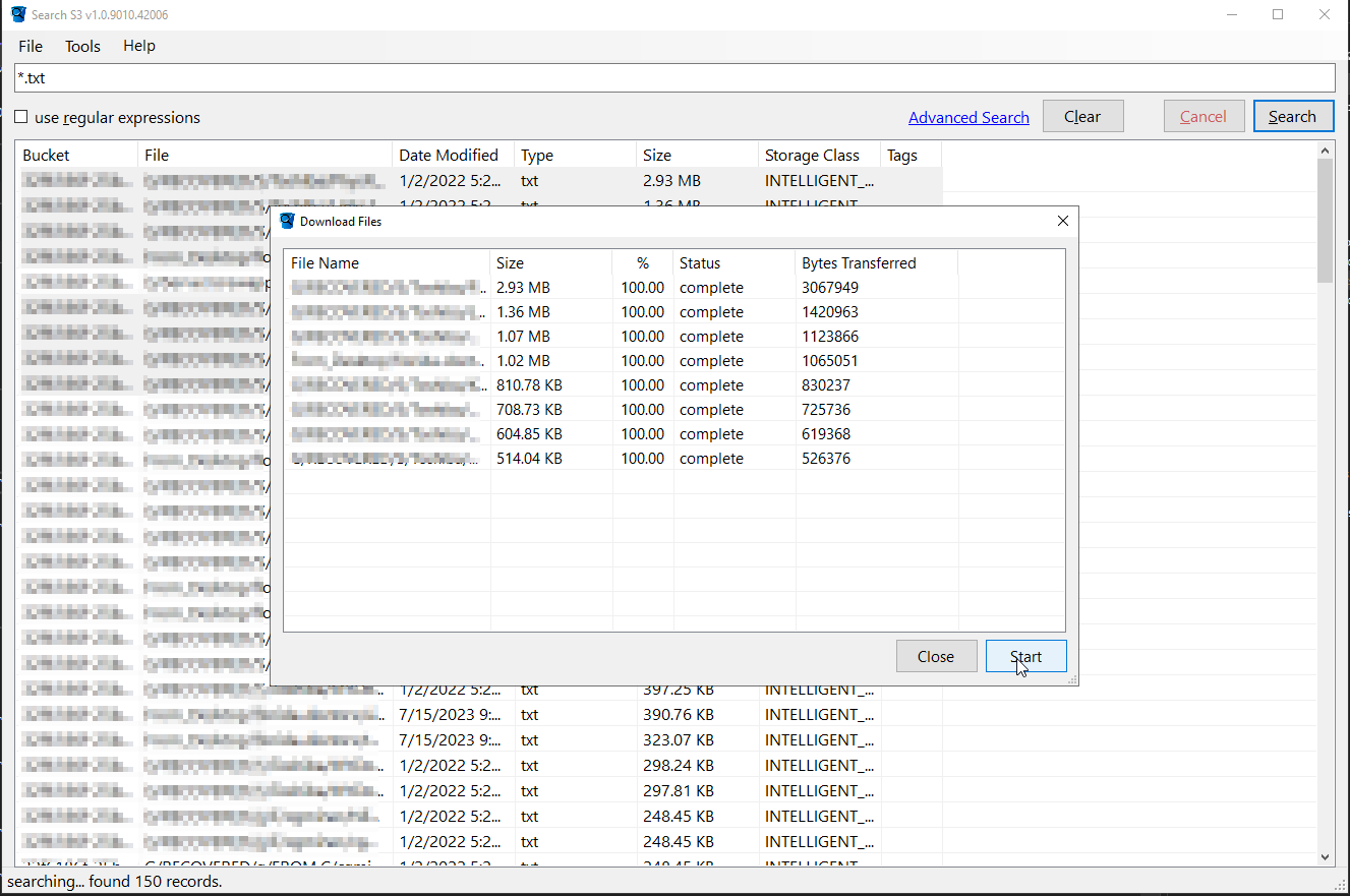 Buscas3 - Amazon S3 Search Client para Windows.S3 Bucket Explorer GUI. media 8