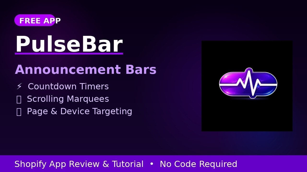  PulseBar Announcement Bars gallery image
