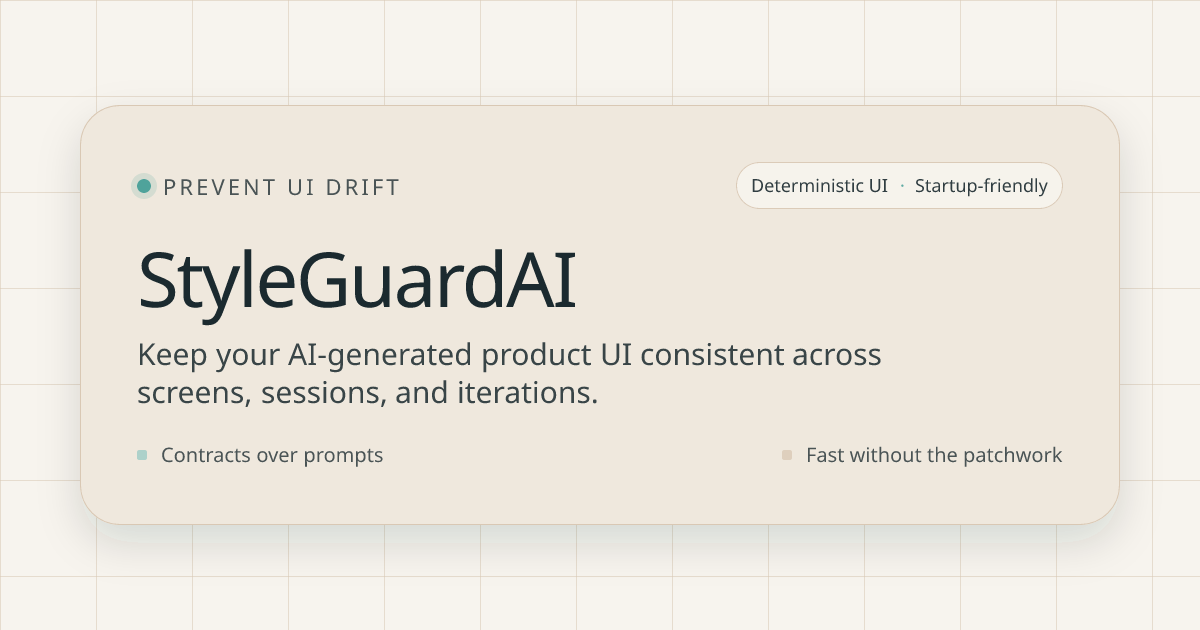 StyleGuardAI - Main product screenshot demonstrating key features and user interface