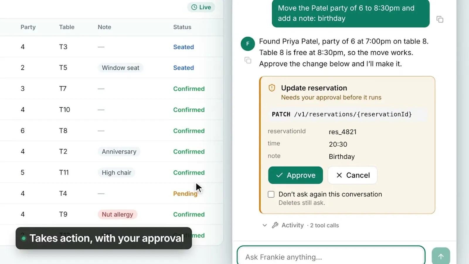 Frankie screenshot 1 (video preview)