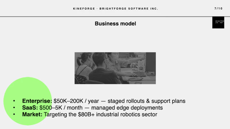 Kineforge AI/ML model for robotics screenshot 6
