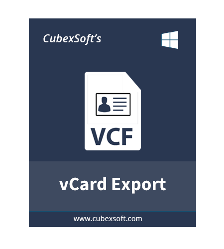 CubexSoft vCard Export Tool