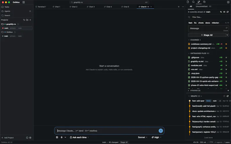 OxiMux screenshot 2
