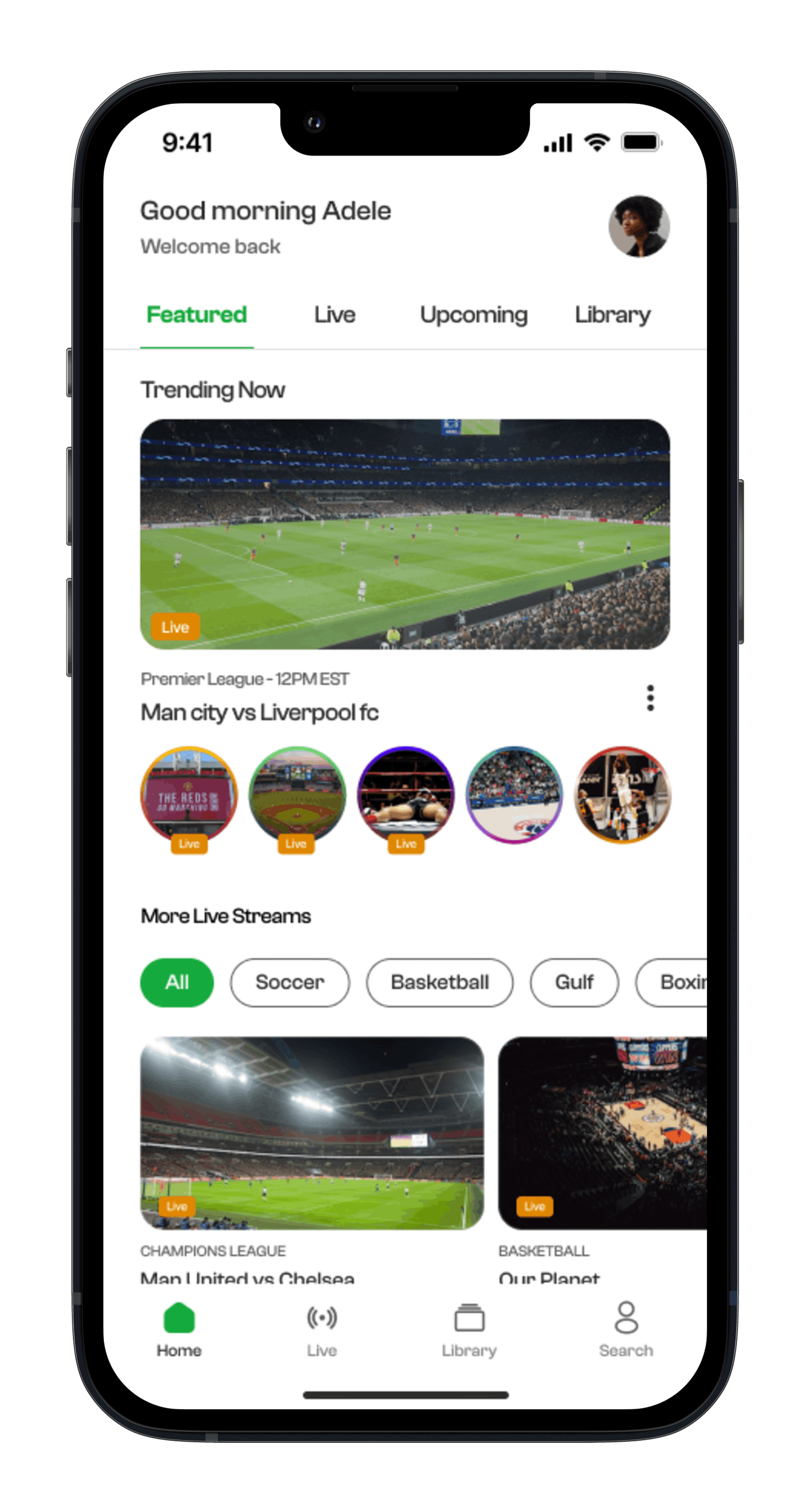 Sports Betting app uikit media 1