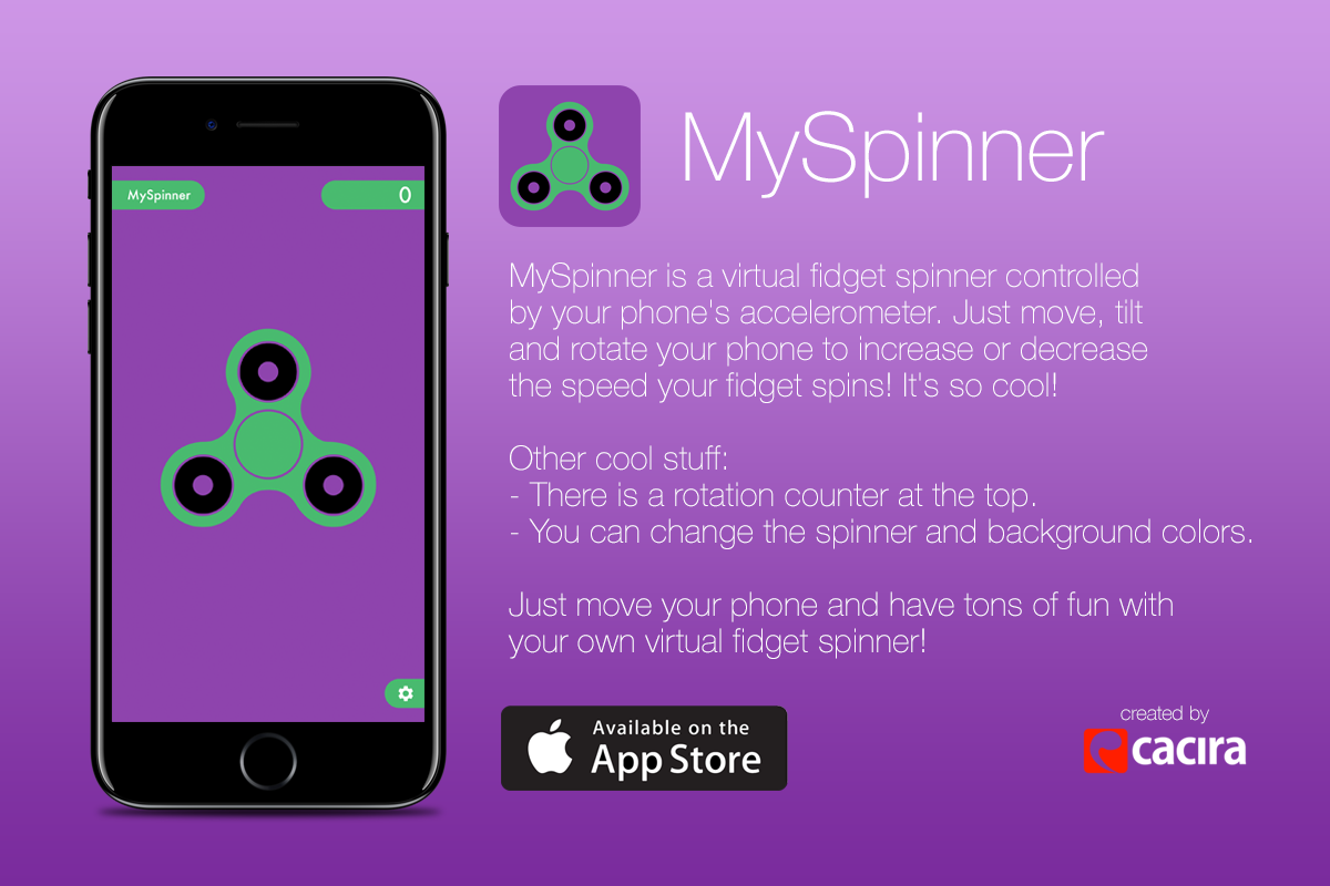 MySpinner - Controlled by phone's accelerometer gallery image