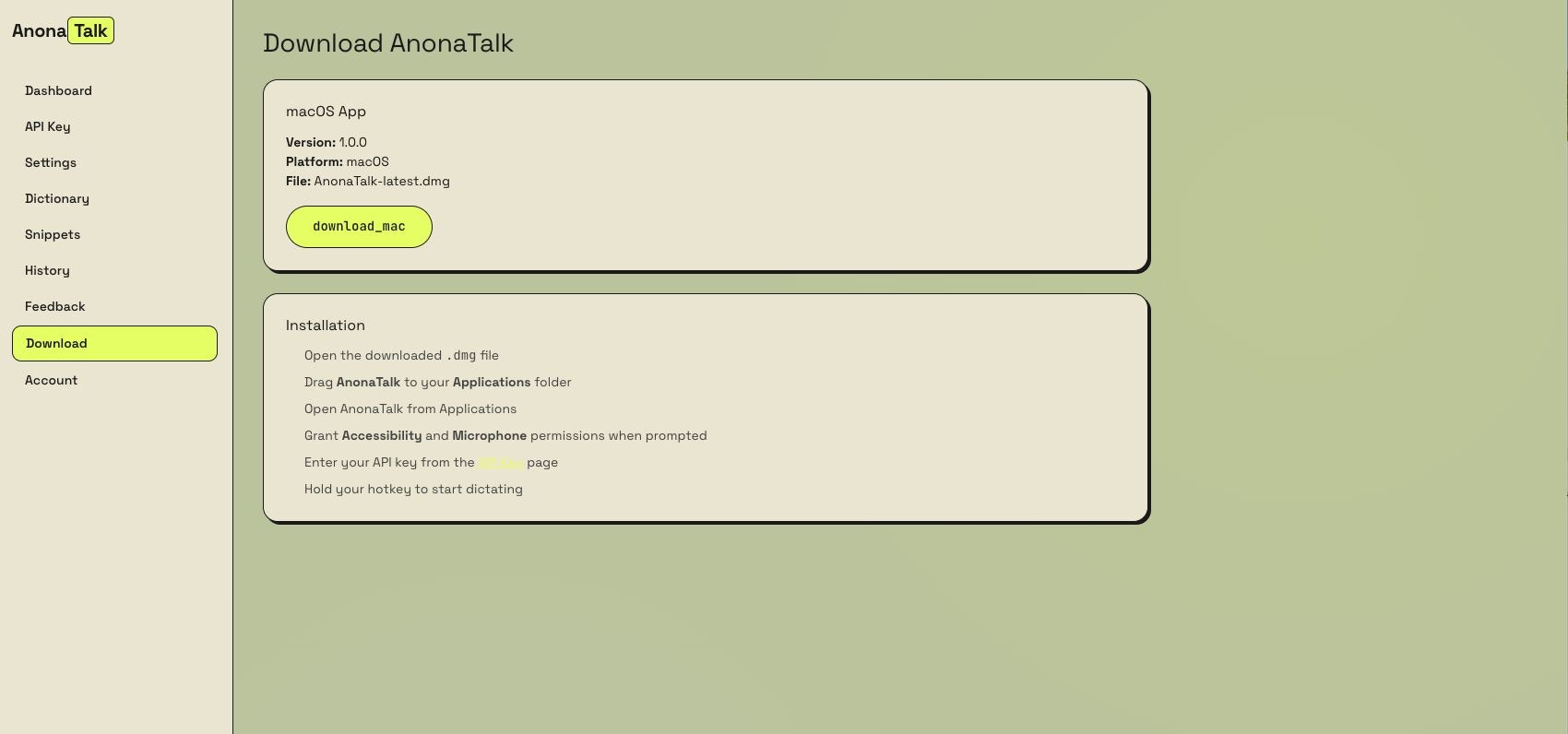 AnonaTalk gallery image