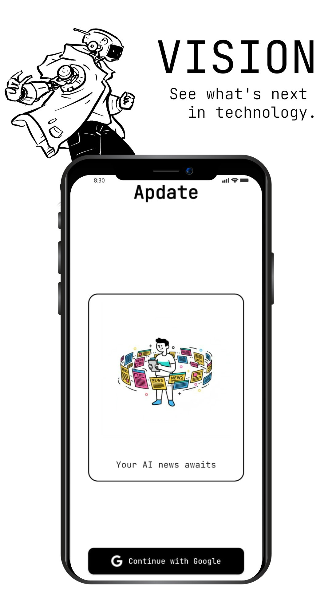 Apdate - Screenshot 3 showing product features and functionality