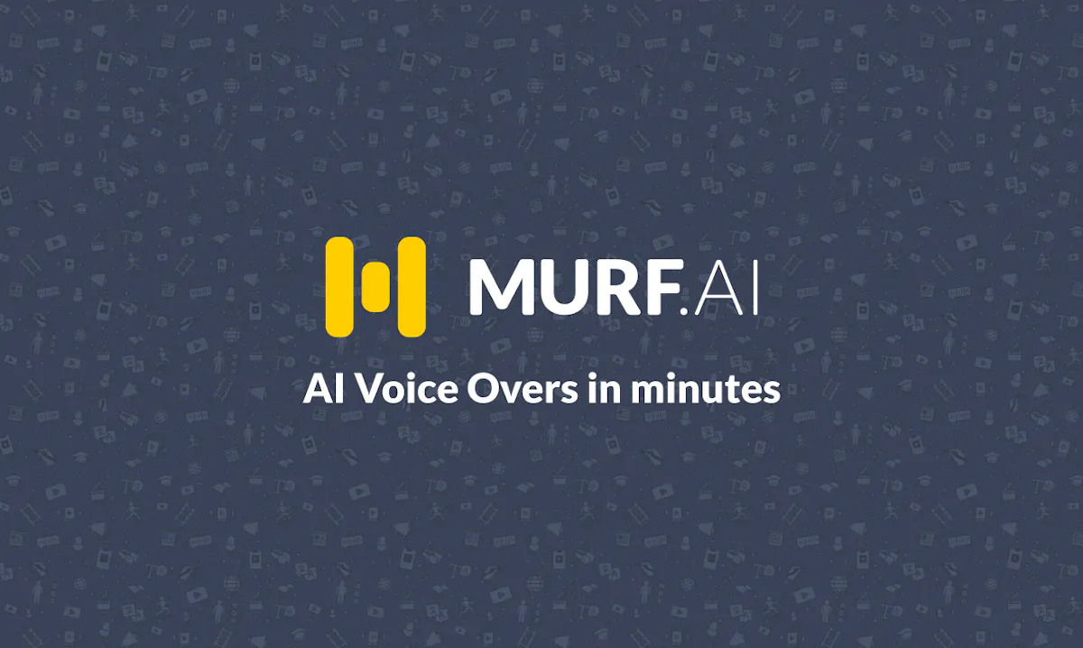 Murf AI studio interface showing voiceover creation and script editor