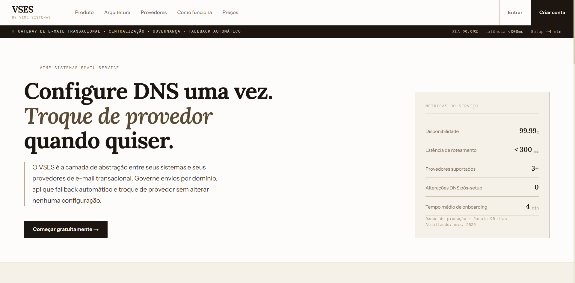 VSES - Screenshot 2 showing product features and functionality