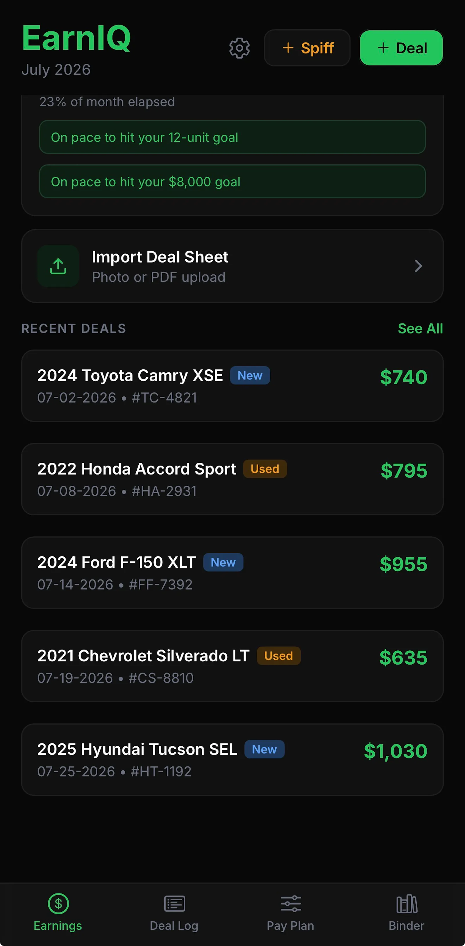 EarnIQ screenshot 2