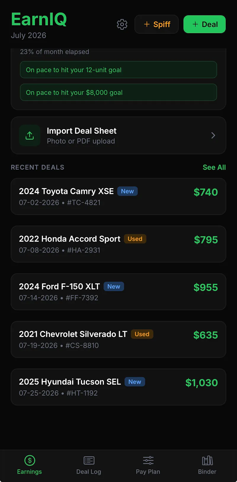 EarnIQ screenshot 2