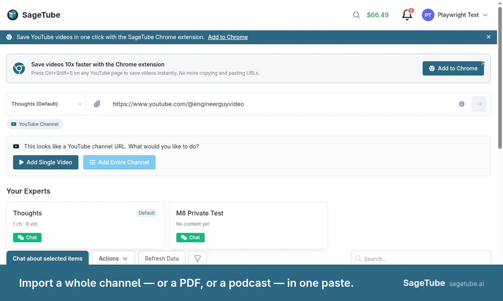 SageTube screenshot 4