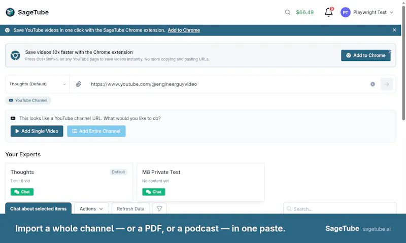 SageTube screenshot 4