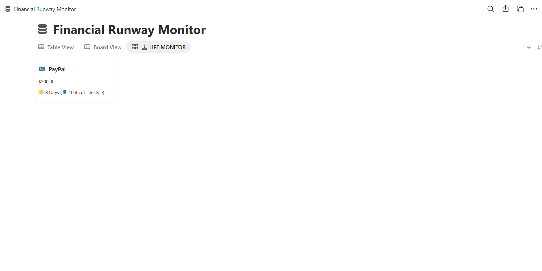 Mission Control: Survival Dashboard gallery image