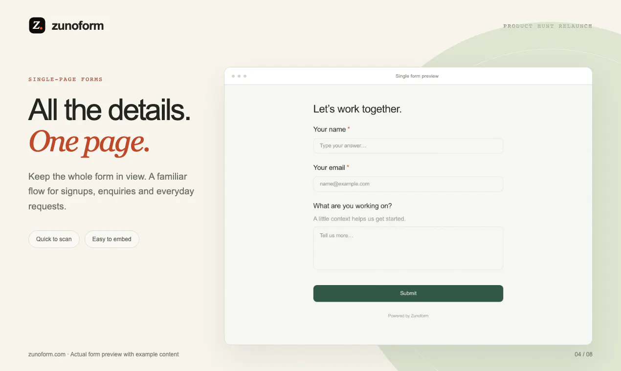 Zunoform screenshot 5