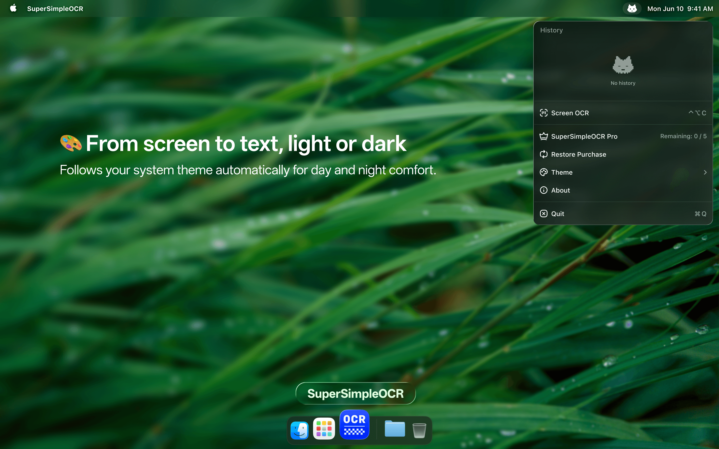 SuperSimpleOCR - Screenshot 3 showing product features and functionality