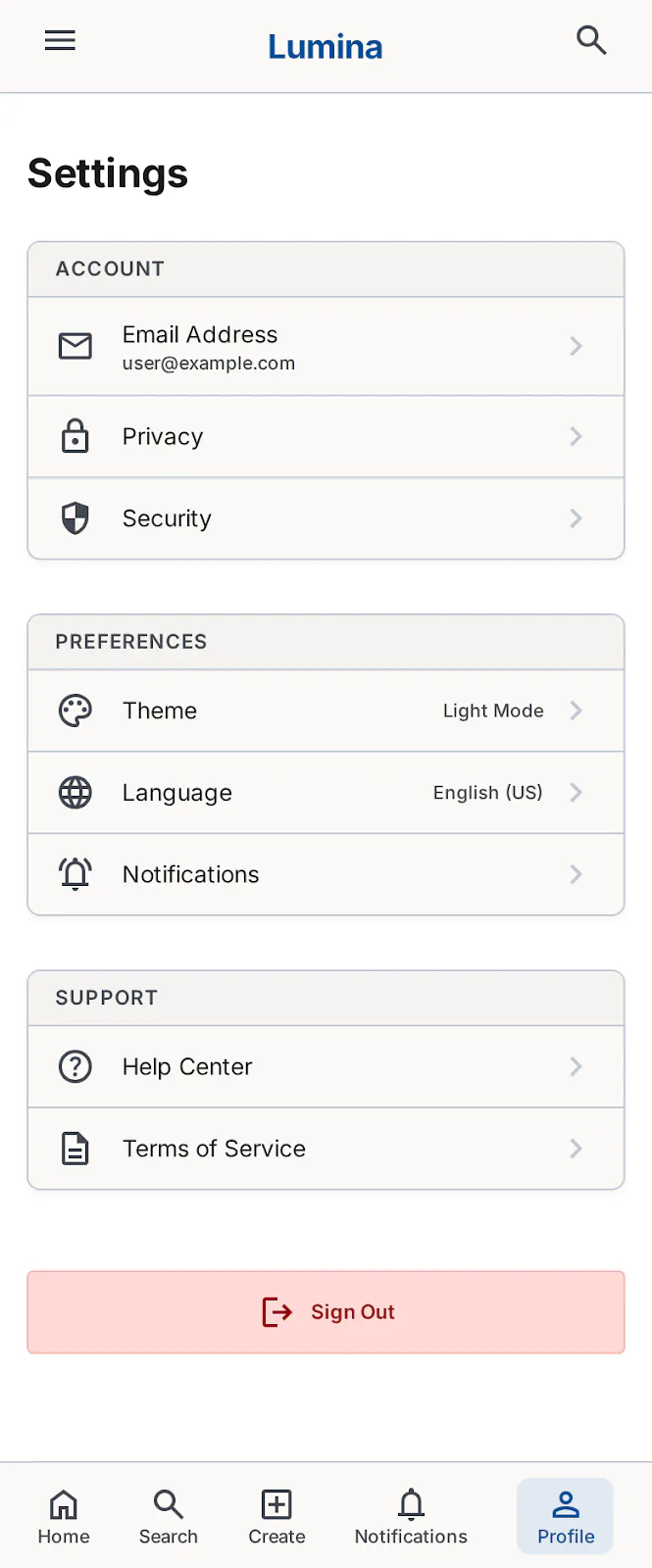 Lumina Social — Social Networking UI Kit gallery image