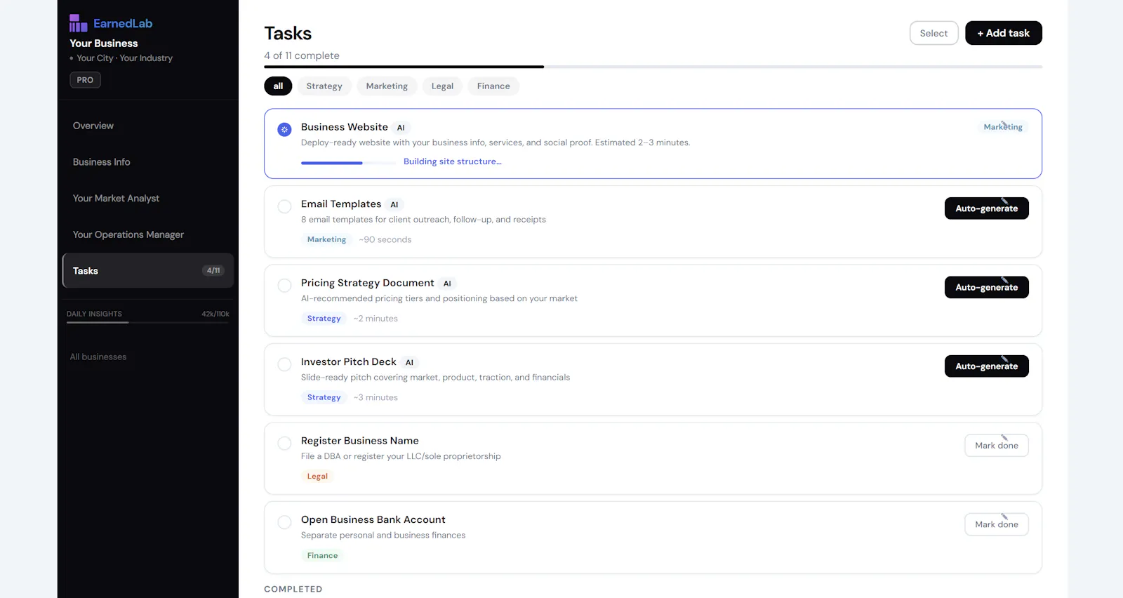 EarnedLab screenshot 3