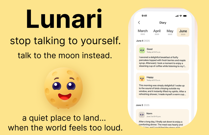 Lunari - Main product screenshot demonstrating key features and user interface