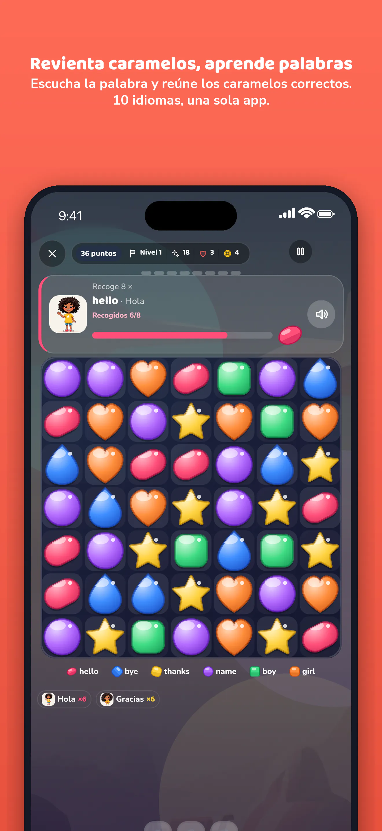 Pofu — 11 languages, learn by playing gallery image